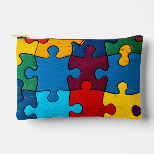 Bolsito Accesorio Pequeño Aceptación del puzzle del corazón del amor Autismo