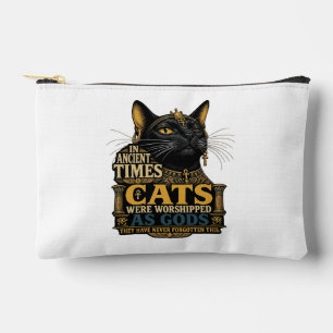 Bolsito Accesorio Pequeño Actitud de Gato Negro Antiguo