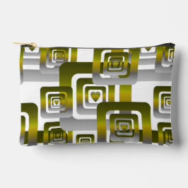 Bolsito Accesorio Pequeño Activate My Heart Pattern Silver