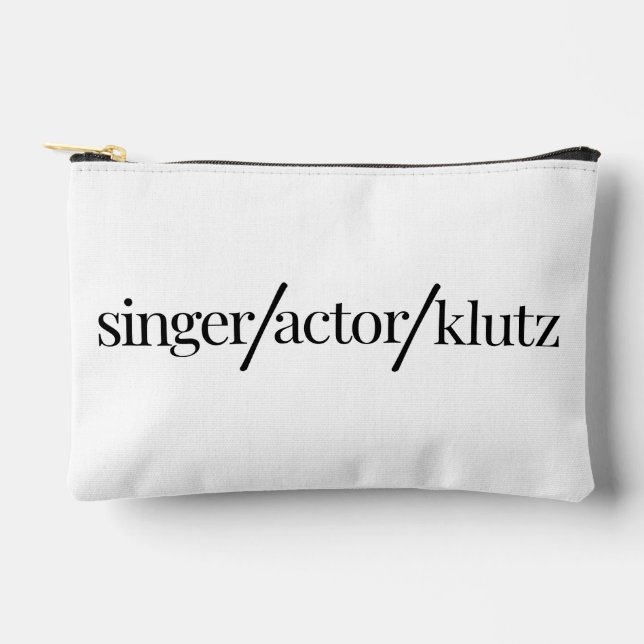 Bolsito Accesorio Pequeño Actor cantante Klutz (Anverso)