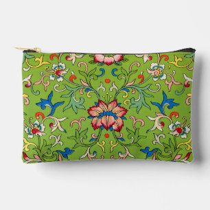 Bolsito Accesorio Pequeño Adorno chino vintage Owen Jones floral verde