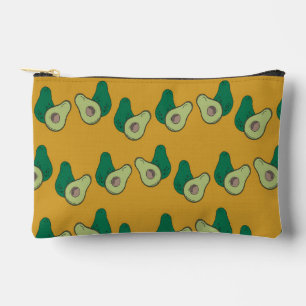 Bolsito Accesorio Pequeño aguacate verde sobre el marrón