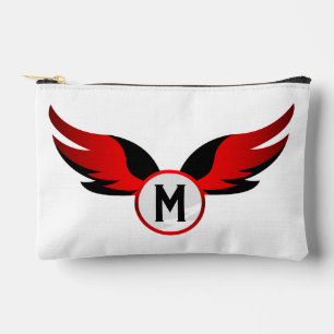 Bolsito Accesorio Pequeño Águila Roja Alada con Nombre Personalizado