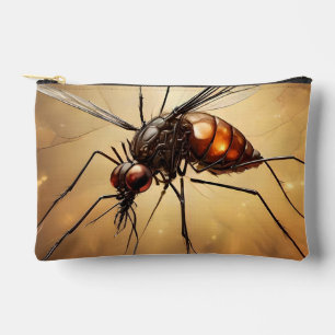 Bolsito Accesorio Pequeño Alas Intrincadas: El Arte Fractal del Mosquito