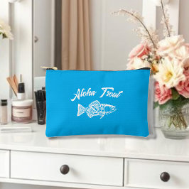 Bolsito Accesorio Pequeño Aloha Trout-Blue Hawaiian