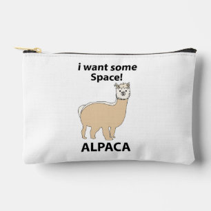 Bolsito Accesorio Pequeño Alpaca Quiero Un Poco De Espacio Alpaca Divertido