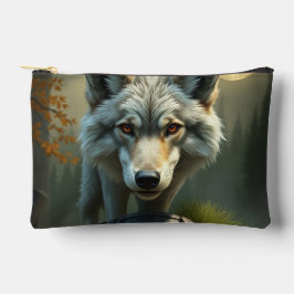 Bolsito Accesorio Pequeño „Alpha-Wolf – König der Wildnis“