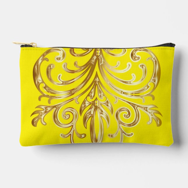 Bolsito Accesorio Pequeño Amarillo, Navidades Autoridad de Regalos® (Anverso)