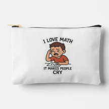 Amo las matemáticas - Funny Personalizado Pegatina