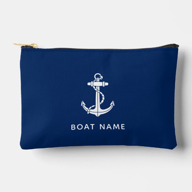 Bolsito Accesorio Pequeño Ancla de barco náutico personalizada (Anverso)