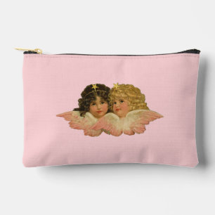 Bolsito Accesorio Pequeño Ángeles Victorianos Rubor Rosa