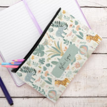 Animales De La Jungla Pastan A Niños Personalizado