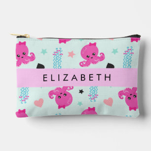 Bolsito Accesorio Pequeño Animales marinos, pulpo, medusas, corazón, tu nomb