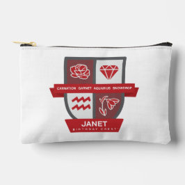 Bolsito Accesorio Pequeño Aquarius Birthday Crest™ for January 20-31