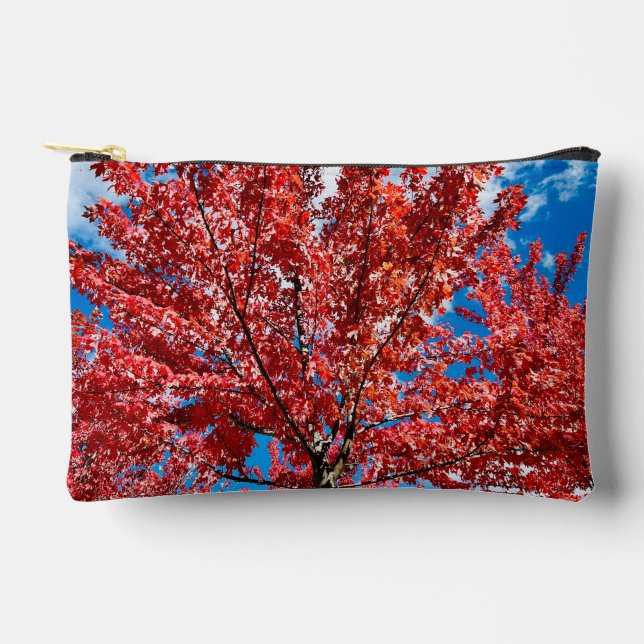 Bolsito Accesorio Pequeño Árbol de hojas rojas en otoño (Anverso)