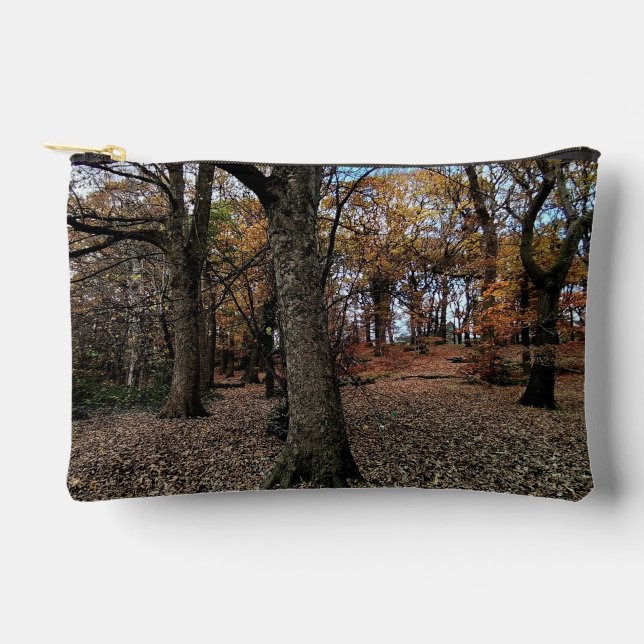 Bolsito Accesorio Pequeño Árboles de otoño en madera (Anverso)