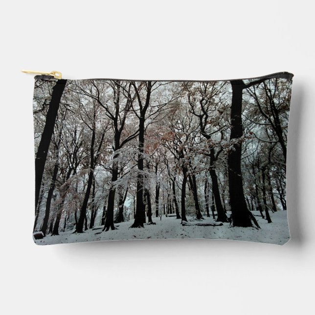 Bolsito Accesorio Pequeño Árboles, en la nieve (Anverso)