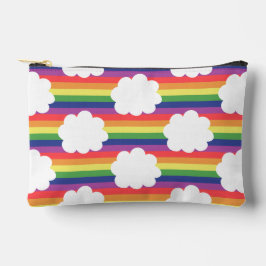 Bolsito Accesorio Pequeño Arcoiris con nubes