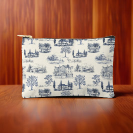 Bolsito Accesorio Pequeño Arquitectura Americana Toile