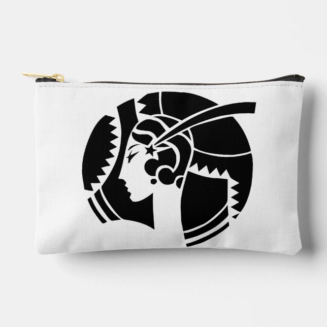 Bolsito Accesorio Pequeño Art Deco Lady (Anverso)