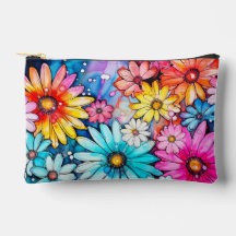 Arte de Flor de Margarita Abstracta y Linda