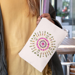 Bolsito Accesorio Pequeño Arte de Flor Prensada por S. Frigui de la Original