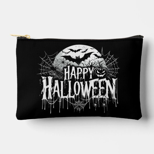 Bolsito Accesorio Pequeño Arte de Halloween feliz (Anverso)