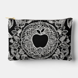 Bolsito Accesorio Pequeño arte de IA de manzana negra