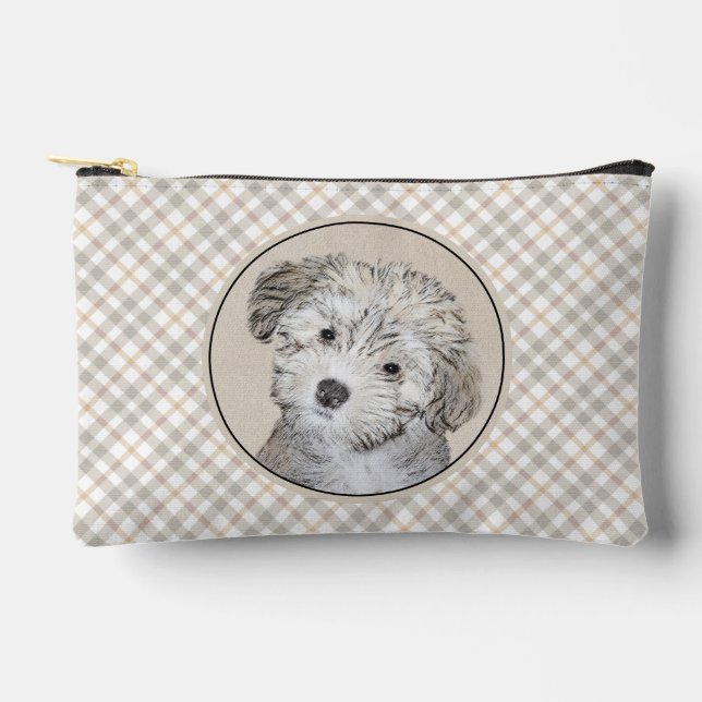 Bolsito Accesorio Pequeño Arte de perros Mascota original de cuadros de cobr (Anverso)