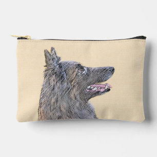 Bolsito Accesorio Pequeño Arte de pintura de Tervuren Shepherd Mahogany en B