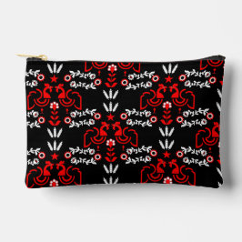 Bolsito Accesorio Pequeño Arte folclórico escandinavo de Cockerel