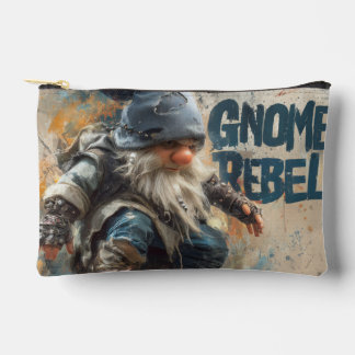 Bolsito Accesorio Pequeño Arte gráfico de gnomos rebeldes en monopatín