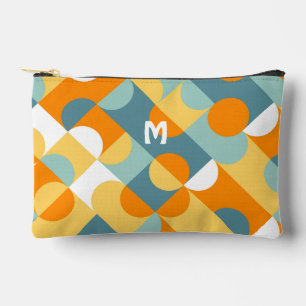Bolsito Accesorio Pequeño Arte personalizado azul teal verde naranja de medi