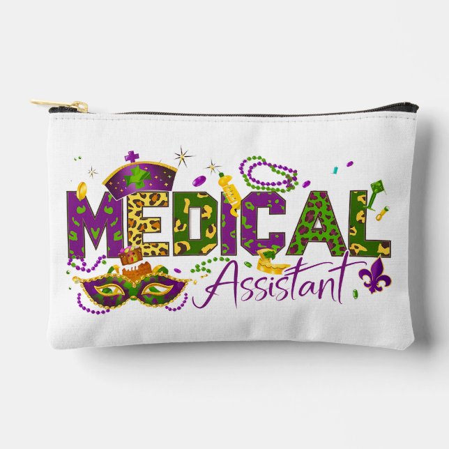 Bolsito Accesorio Pequeño Asistente Médico - Mardi Gras (Anverso)