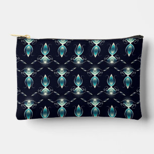 Bolsito Accesorio Pequeño Aspecto elegante de gemas azules con luz brillante