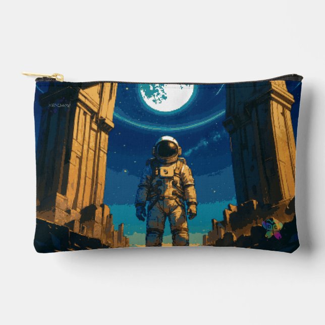 Bolsito Accesorio Pequeño Astronauta Bajo la Puerta Celestial (Anverso)
