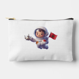 Bolsito Accesorio Pequeño Astronauta marroquí Kawaii adhesivo 3D lindo