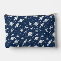 Astronauta y planetas del espacio exterior lindos
