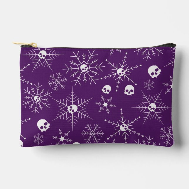 Bolsito Accesorio Pequeño Asustado cráneo Creepmas Navidades Copos de nieve  (Anverso)