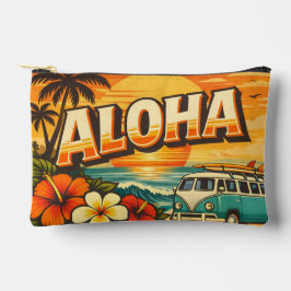 Bolsito Accesorio Pequeño Atardecer en la playa de Aloha estilo isla