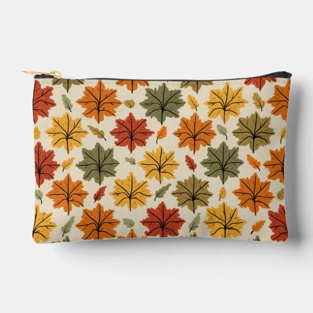 Bolsito Accesorio Pequeño Autumn Leaves Pouch (Anverso)