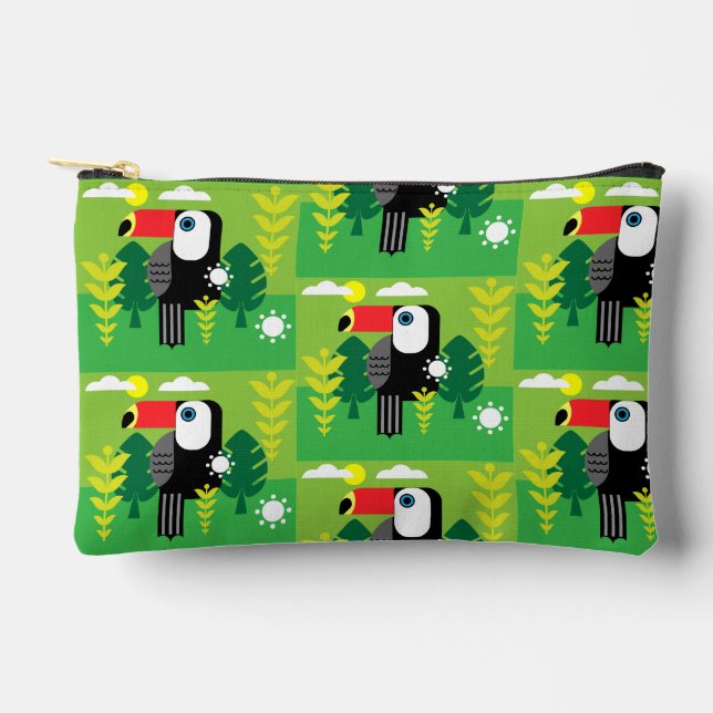 Bolsito Accesorio Pequeño Ave Tropical Turca (Anverso)