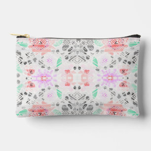 Bolsito Accesorio Pequeño Azteca floral pastel colorido lindo
