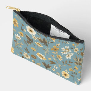 Bolsito Accesorio Pequeño Azul floral