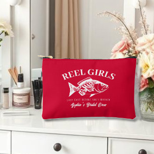 Bolsito Accesorio Pequeño Bachelorette Bridal Crew-Reel Chicas-Cherry Red