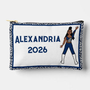 Bolsito Accesorio Pequeño Bailarina de Majorette personalizada Blue Leopard