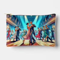 Bailarinas de salón de baile con focos