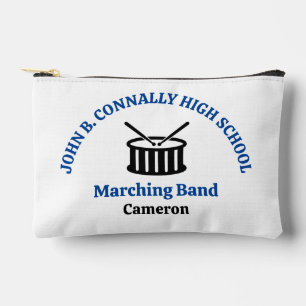 Bolsito Accesorio Pequeño Banda de Música de Instituto Azul Personalizada