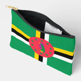 Bolsito Accesorio Pequeño Bandera de Dominica