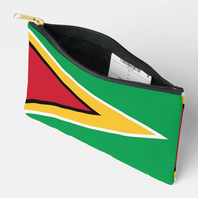 Bolsito Accesorio Pequeño Bandera de Guyana (Abierto)